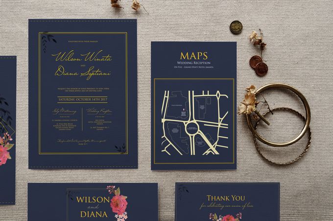 Wilson & Diana by Petite Chérie Invitation - 002 Wilson & Diana by Petite Chérie Invitation - 002