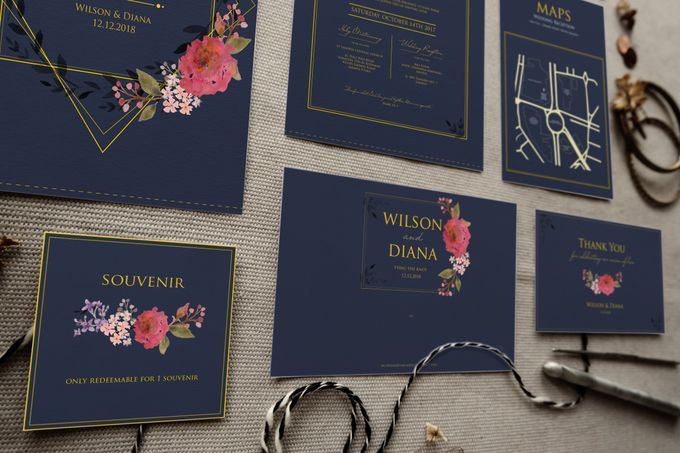 Wilson & Diana by Petite Chérie Invitation - 004 Wilson & Diana by Petite Chérie Invitation - 004