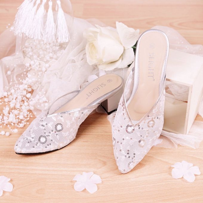 Sandal Selop Elouis Silver by SLIGHTshop.com - 002 Sandal Selop Elouis Silver by SLIGHTshop.com - 002