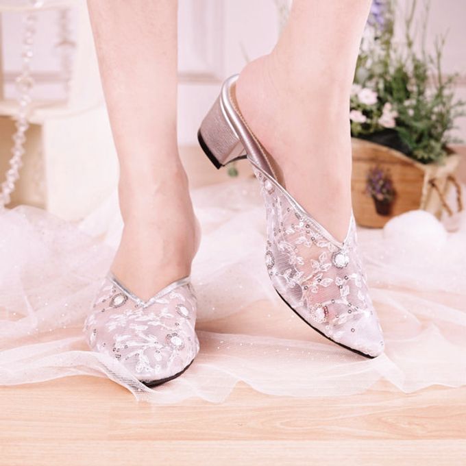Sandal Selop Elouis Silver by SLIGHTshop.com - 001 Sandal Selop Elouis Silver by SLIGHTshop.com - 001