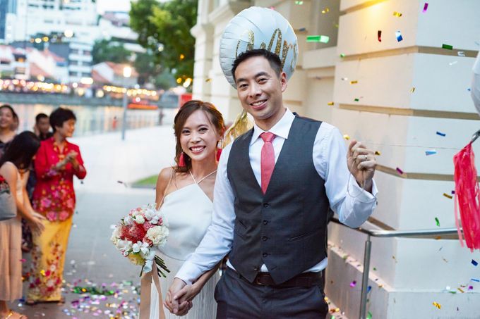 Wedding at Empress & Fullerton Bay Hotel by GrizzyPix Photography - 007