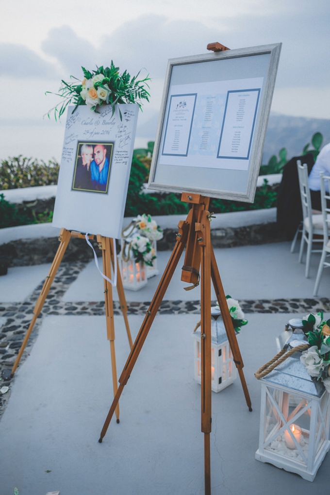 Romantic elegant wedding in Santorini by MarrymeinGreece - 013