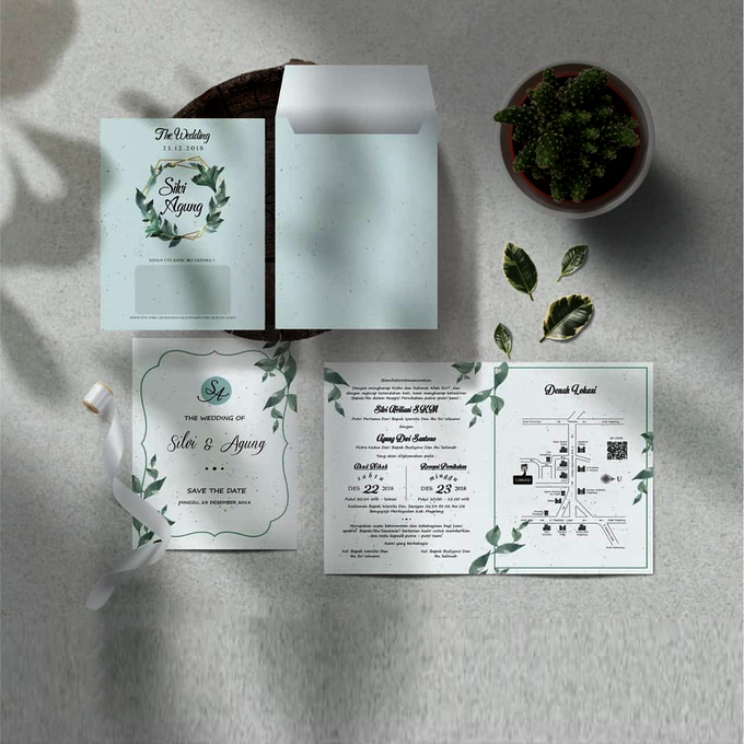 Softcover 2 Fold With Envelope by Bellva Invitation - 003 Softcover 2 Fold With Envelope by Bellva Invitation - 003