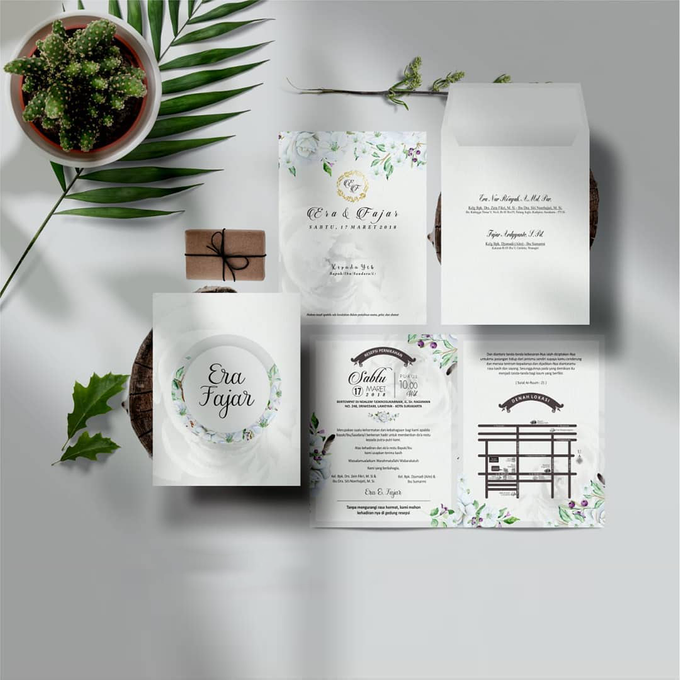 Softcover 2 Fold With Envelope by Bellva Invitation - 002 Softcover 2 Fold With Envelope by Bellva Invitation - 002