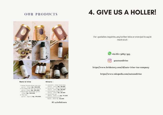 Pricelist 2020 by Nate & Irine Tea Company - 005 Pricelist 2020 by Nate & Irine Tea Company - 005