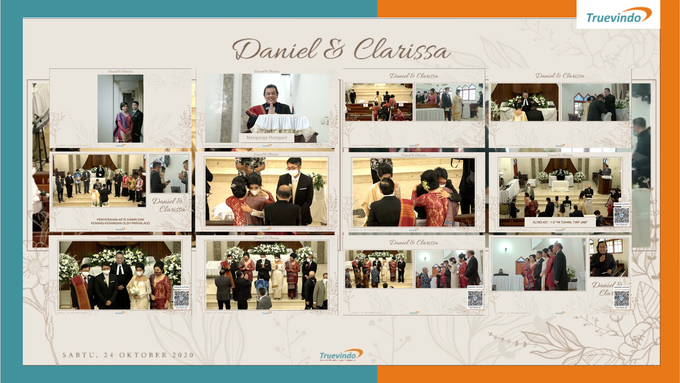 Daniel & Clarissa Virtual Online Wedding Live Streaming Holy Matrimony by Truevindo - 001