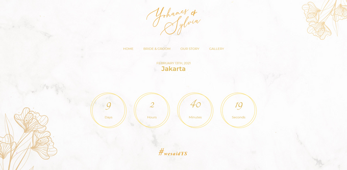 #WeSaidYS Wedding Website by Artlogue Design - 002 #WeSaidYS Wedding Website by Artlogue Design - 002