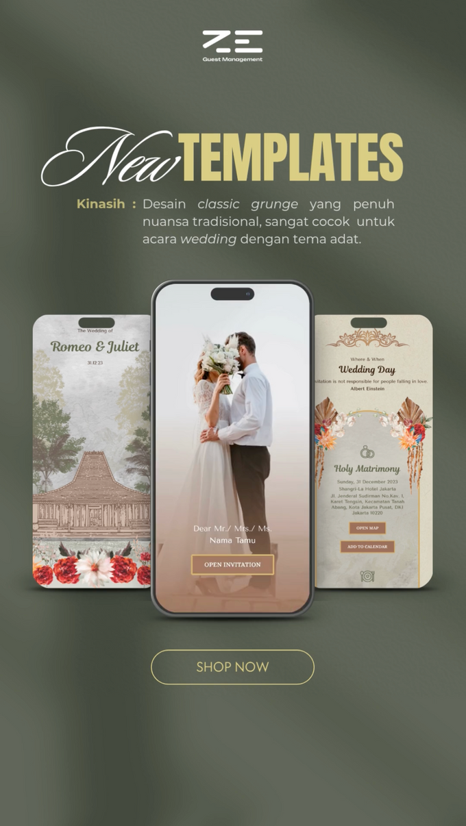 Digital Invitation by Ze Guest Management - 001
