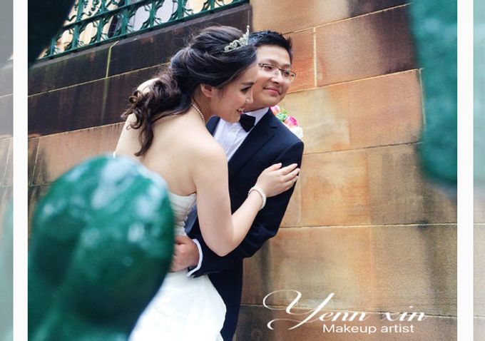 Wedding makeup by Yenn xin Makeup artist - 010
