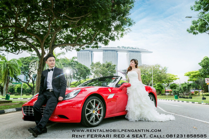 Rental dan Sewa FERRARI Surabaya RED 4 Seat by SENTOSA JAYA VIP WEDDING CARS SURABAYA - 003