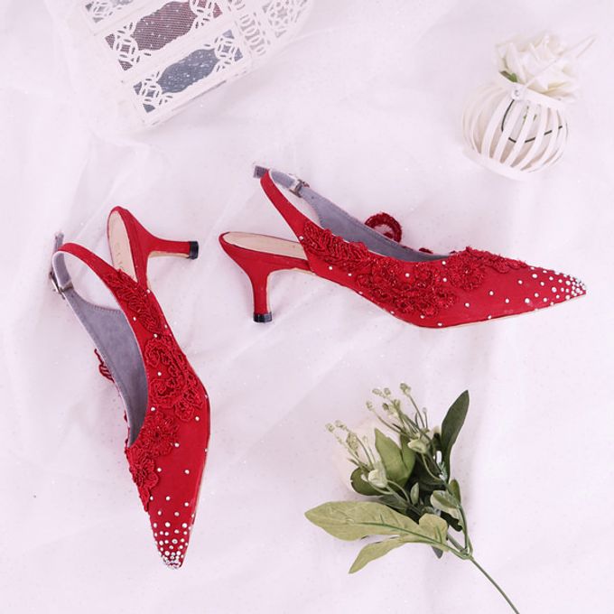 Sepatu Slingback Marigold Merah by SLIGHTshop.com - 002 Sepatu Slingback Marigold Merah by SLIGHTshop.com - 002