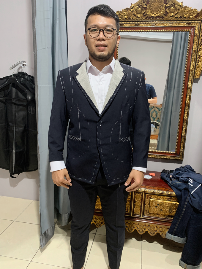 Mr. Michael’s Handstitching Wool Suit Wedding Suit by Sikamba Textile & Tailor - 002 Mr. Michael’s Handstitching Wool Suit Wedding Suit by Sikamba Textile & Tailor - 002