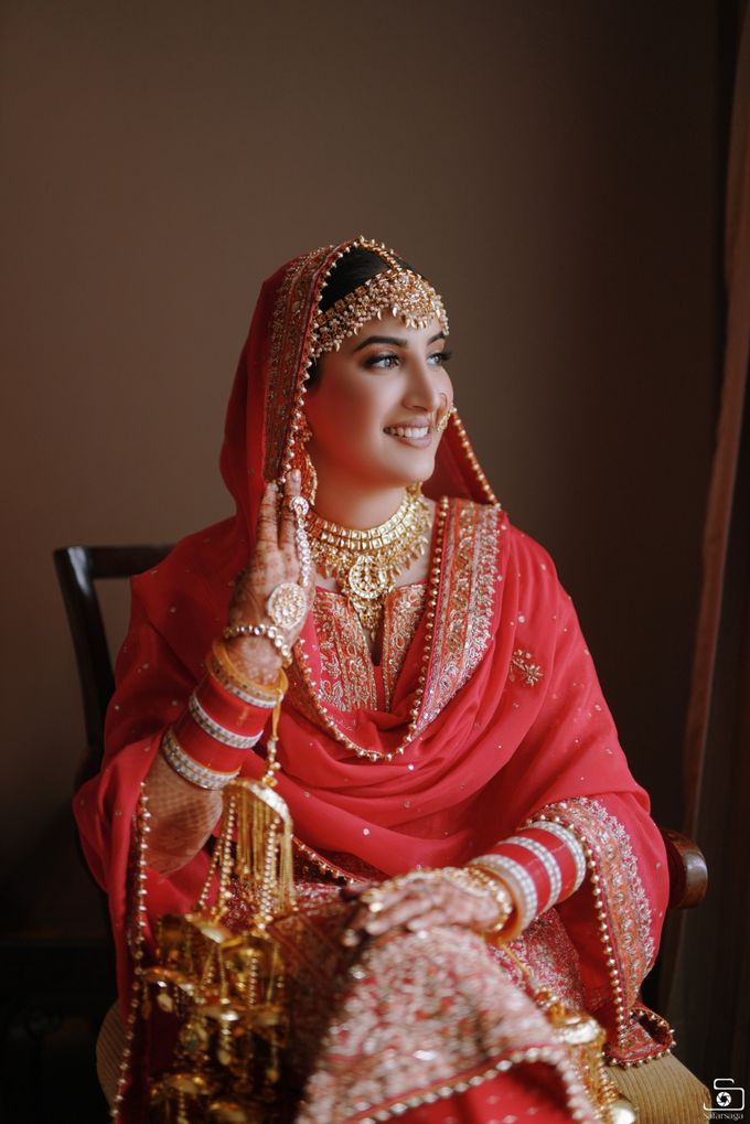 Simranpreet Kaur - Best Wedding Bride Shoot in Chandigarh - Safarsaga Films by Safarsaga Films - 005