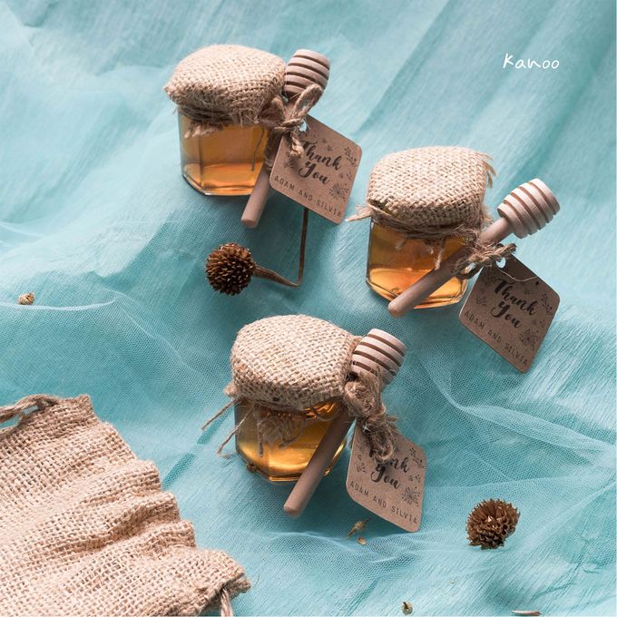 Wedding Souvenir - Honey in Jar Rustic by Kanoo Paper & Gift - 005 Wedding Souvenir - Honey in Jar Rustic by Kanoo Paper & Gift - 005