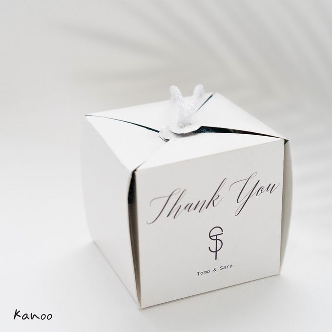 Wedding Souvenir - Shower Puff Greenery with with Box by Kanoo Paper & Gift - 005 Wedding Souvenir - Shower Puff Greenery with with Box by Kanoo Paper & Gift - 005