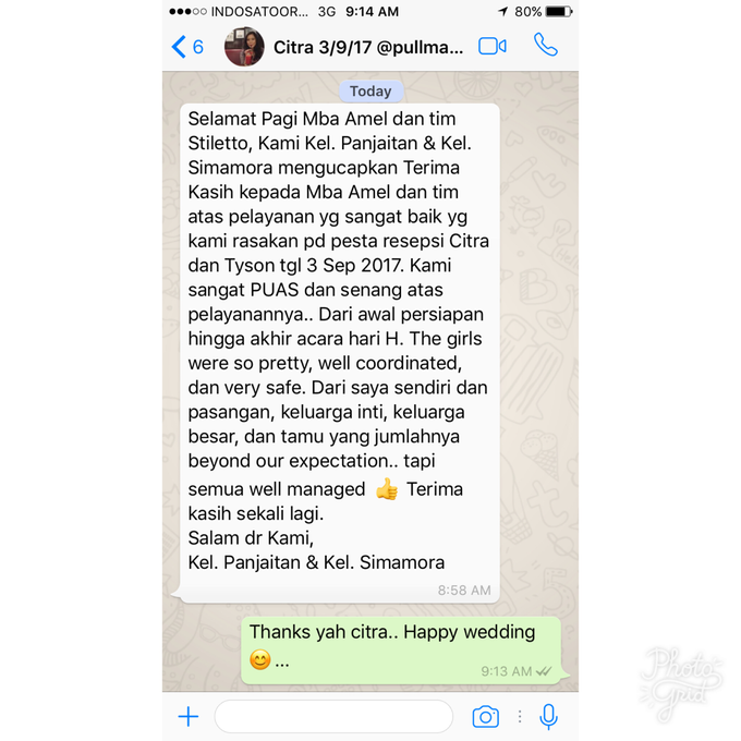 Testimonial by STILETTO PAGAR AYU - 001 Testimonial by STILETTO PAGAR AYU - 001