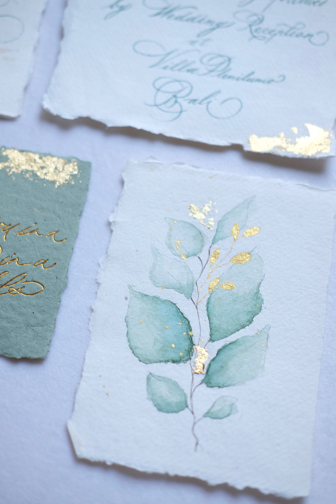 Sage green invitation keepsake by Things by Mona Calligraphy & Design - 003 Sage green invitation keepsake by Things by Mona Calligraphy & Design - 003