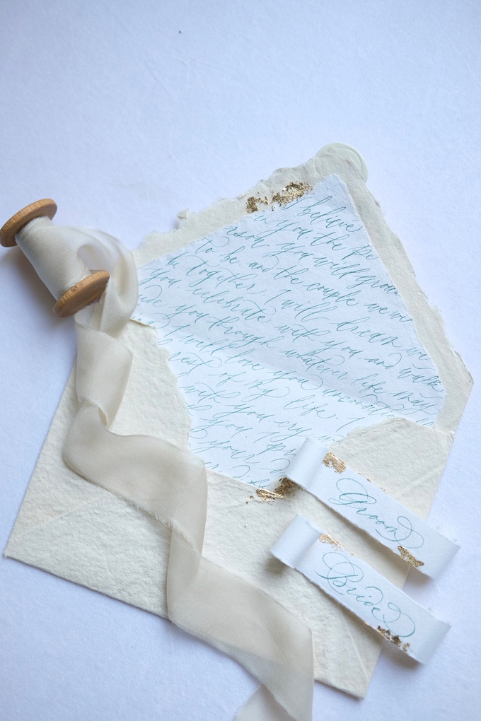 Sage green invitation keepsake by Things by Mona Calligraphy & Design - 009 Sage green invitation keepsake by Things by Mona Calligraphy & Design - 009