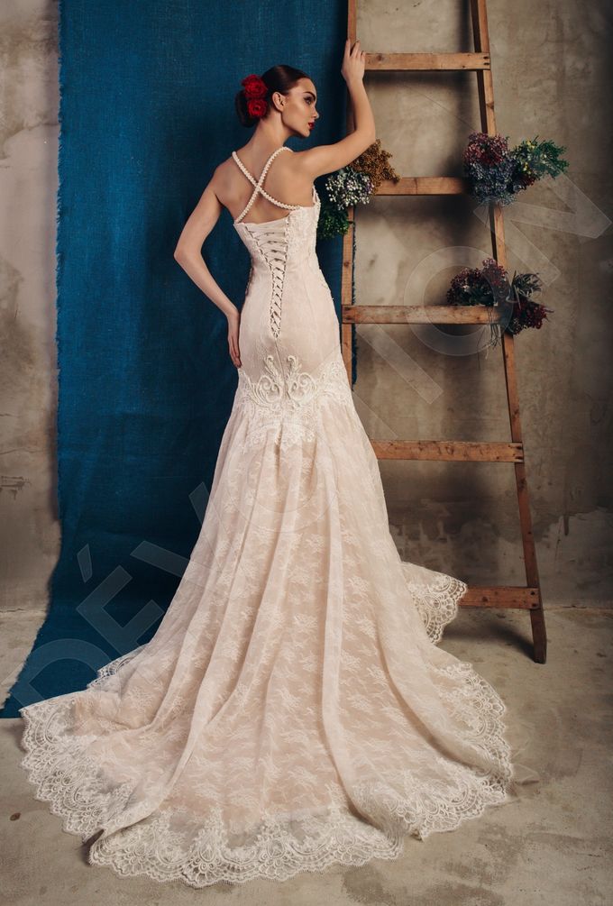 Luxury Trumpet Mermaid silhouette Virdjiniya wedding dress by DevotionDresses - 003 Luxury Trumpet Mermaid silhouette Virdjiniya wedding dress by DevotionDresses - 003