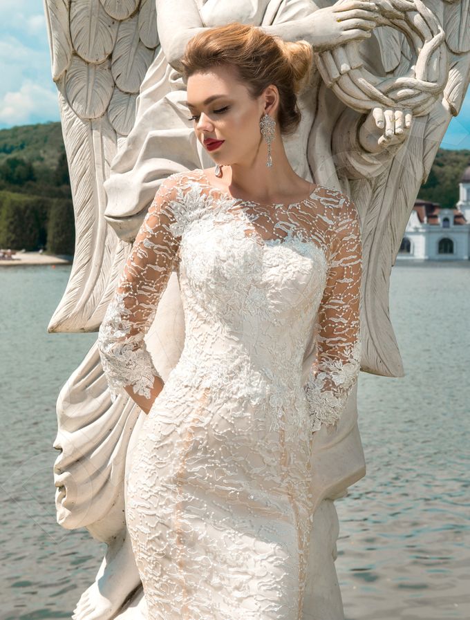 Elegant Trumpet Mermaid silhouette Dafnia wedding dress by DevotionDresses - 002 Elegant Trumpet Mermaid silhouette Dafnia wedding dress by DevotionDresses - 002