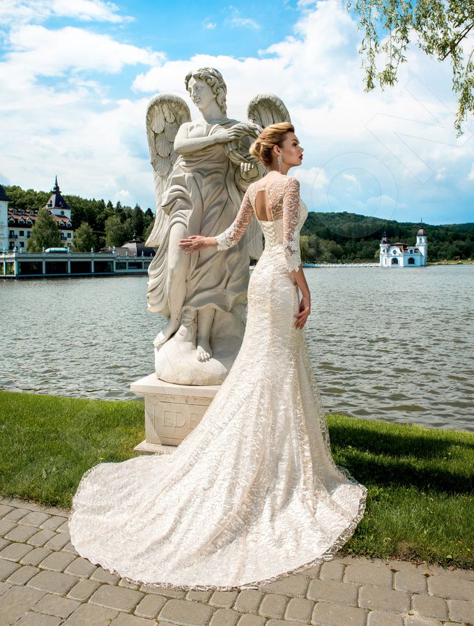 Elegant Trumpet Mermaid silhouette Dafnia wedding dress by DevotionDresses - 003 Elegant Trumpet Mermaid silhouette Dafnia wedding dress by DevotionDresses - 003
