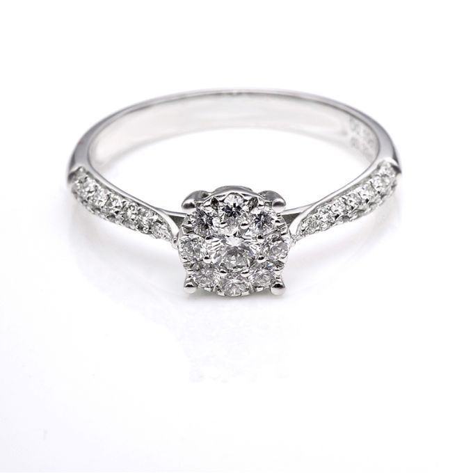 Tiaria Pretty White Gold Rings Diamond Collection 1 By Tiaria