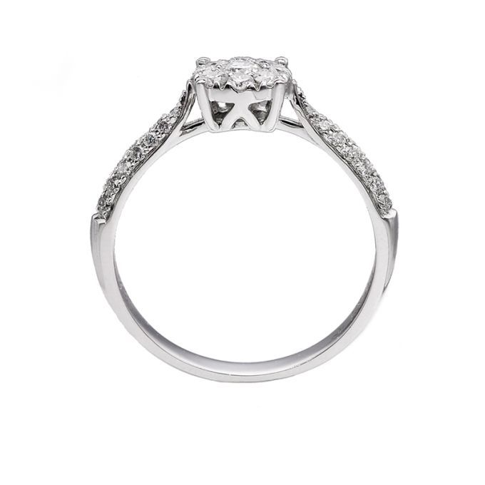 Tiaria Pretty White Gold Rings Diamond Collection 1 By Tiaria