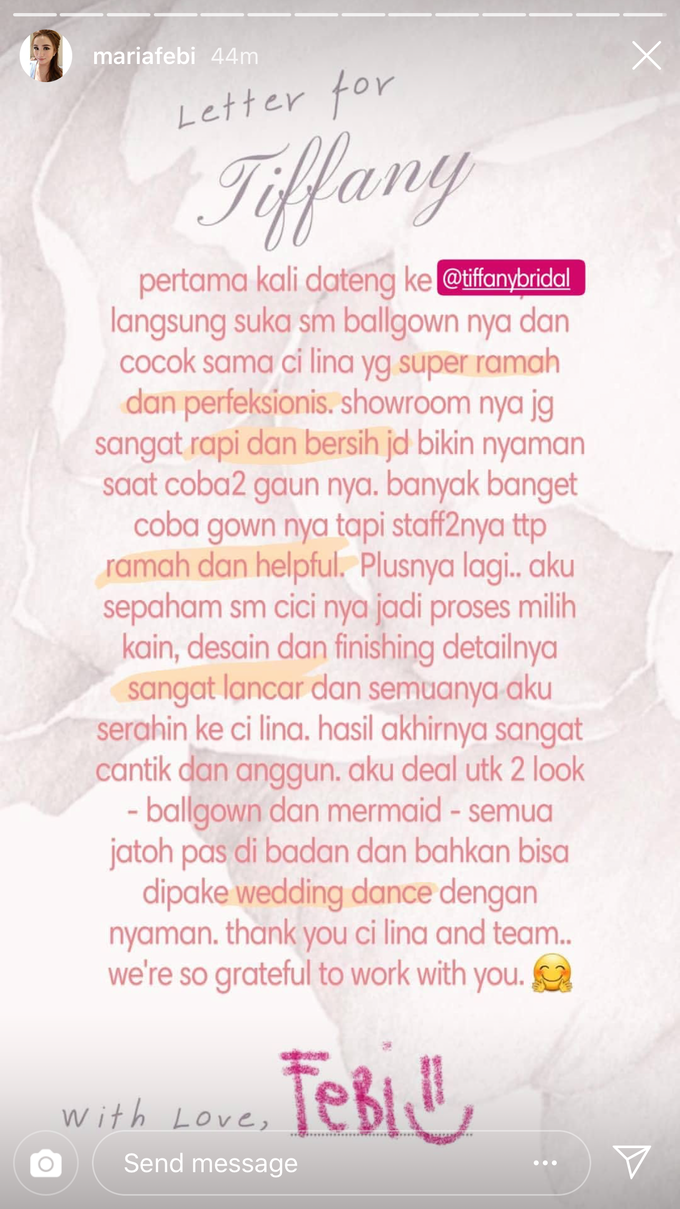 Letter for Tiffany by Tiffany Bridal - 001 Letter for Tiffany by Tiffany Bridal - 001