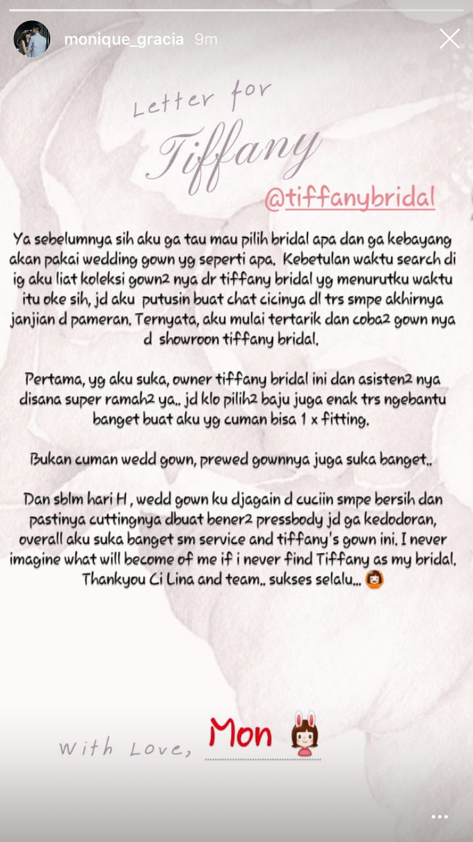 Letter for Tiffany by Tiffany Bridal - 002 Letter for Tiffany by Tiffany Bridal - 002