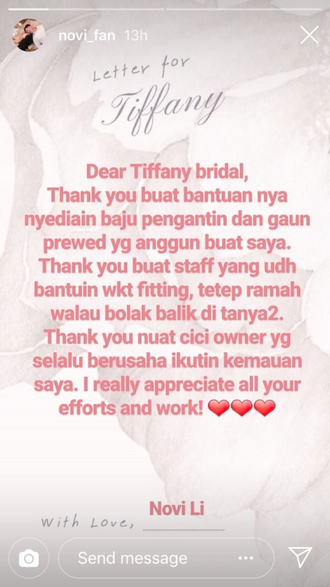 Letter for Tiffany by Tiffany Bridal - 006 Letter for Tiffany by Tiffany Bridal - 006