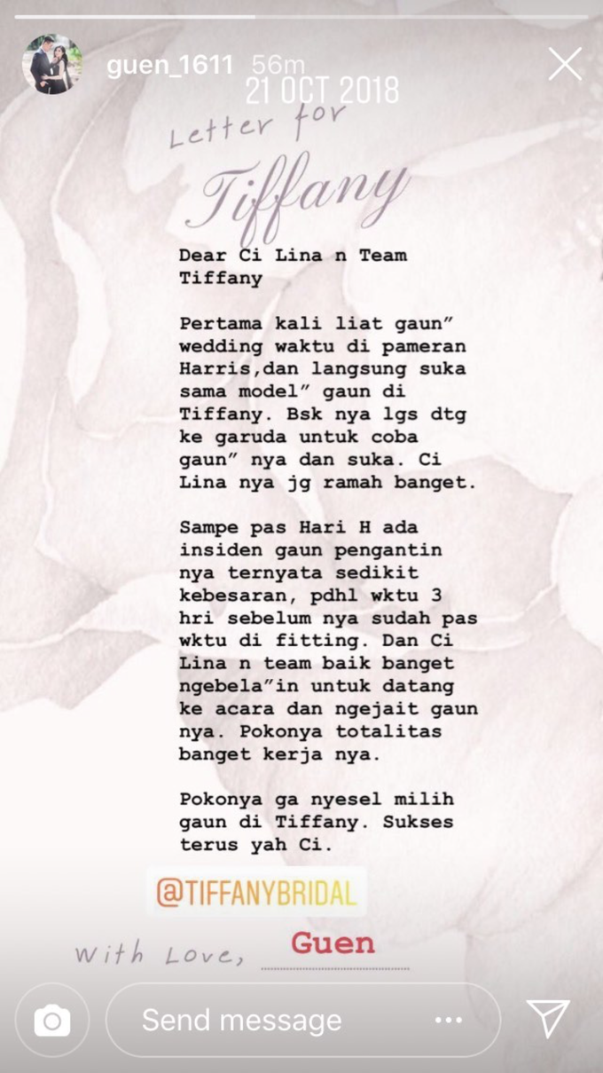 Letter for Tiffany by Tiffany Bridal - 016 Letter for Tiffany by Tiffany Bridal - 016