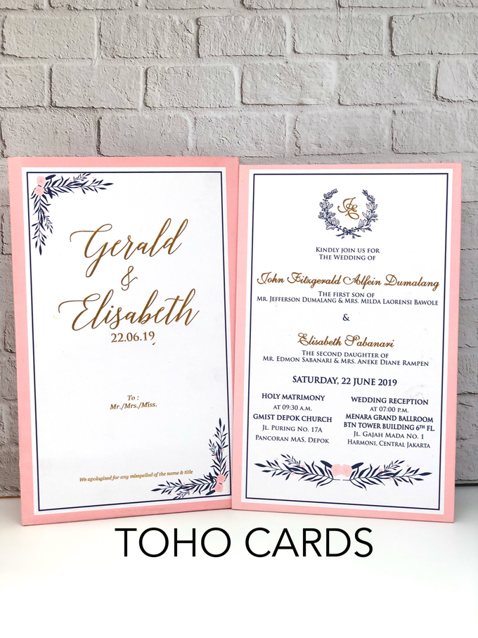 Gerald & Elisabeth by Toho Cards - 001 Gerald & Elisabeth by Toho Cards - 001