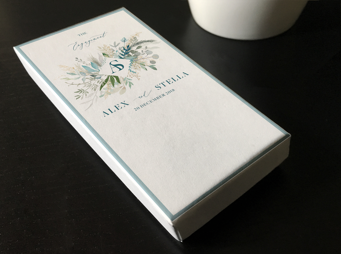Dusty Blue AngPao Envelope by Trouvaille Invitation - 001 Dusty Blue AngPao Envelope by Trouvaille Invitation - 001