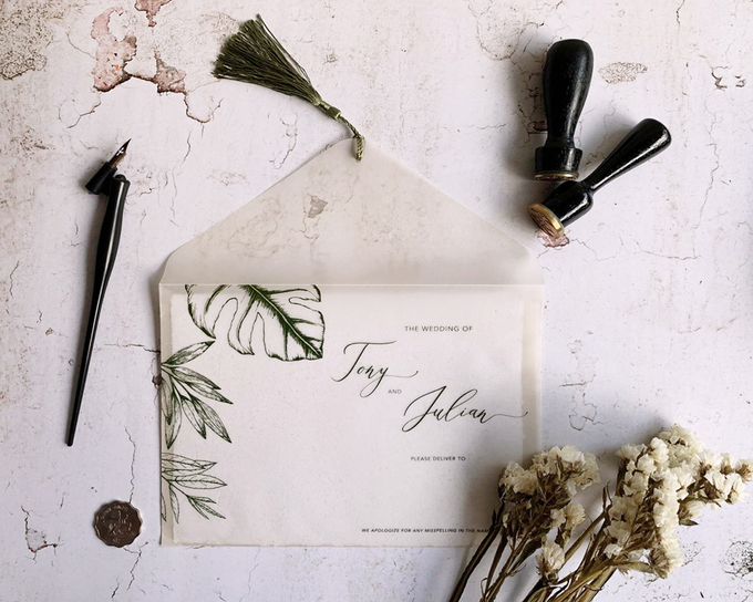 Tassel Embellishments by Trouvaille Invitation - 003 Tassel Embellishments by Trouvaille Invitation - 003