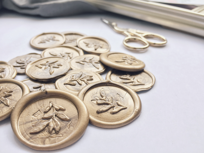 Custom Wax Seals by Trouvaille Invitation - 010 Custom Wax Seals by Trouvaille Invitation - 010