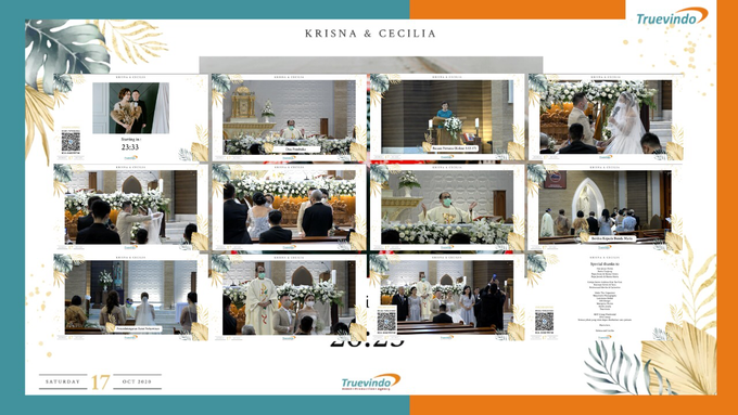 Krisna & Cecilia Virtual Online Wedding Live Streaming Holy Matrimony by Truevindo - 001 Krisna & Cecilia Virtual Online Wedding Live Streaming Holy Matrimony by Truevindo - 001