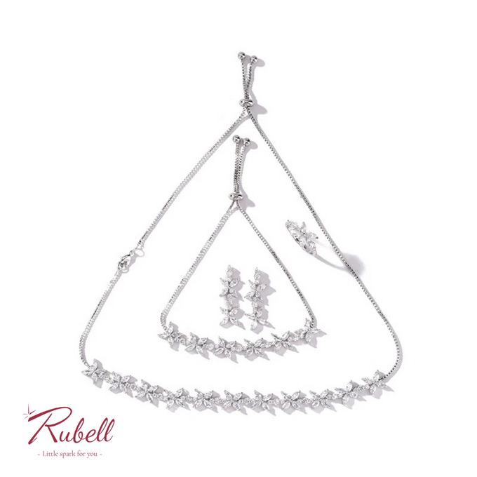Rachel Jewel Set by Rubell Jewelry