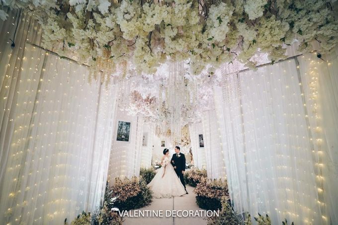 Hansen & Felicia Wedding Decoration at Grand Sudirman by Valentine Wedding Decoration - 001