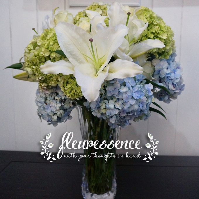 FLOWER BASKET AND VASE by Fleuressence - 006 FLOWER BASKET AND VASE by Fleuressence - 006