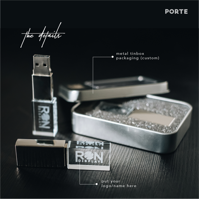CUSTOM CRYSTAL USB - Wedding Souvenir by PORTÉ by Clarin - 003 CUSTOM CRYSTAL USB - Wedding Souvenir by PORTÉ by Clarin - 003
