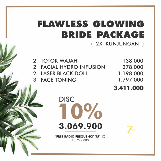 WEDDING PACKAGE by Z Glow Clinic - 001 WEDDING PACKAGE by Z Glow Clinic - 001
