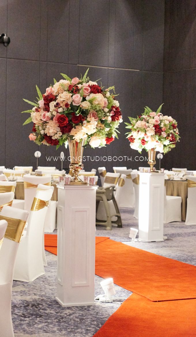 Pinkish Red and Gold Wedding by Glitz&Glam Studiobooth - 009 Pinkish Red and Gold Wedding by Glitz&Glam Studiobooth - 009