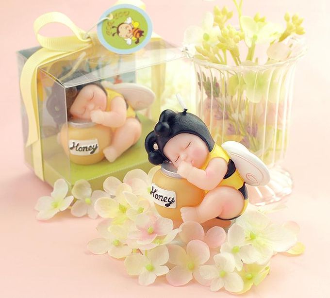 Baby Shower Gift Sleep Candle by Peonia - 001