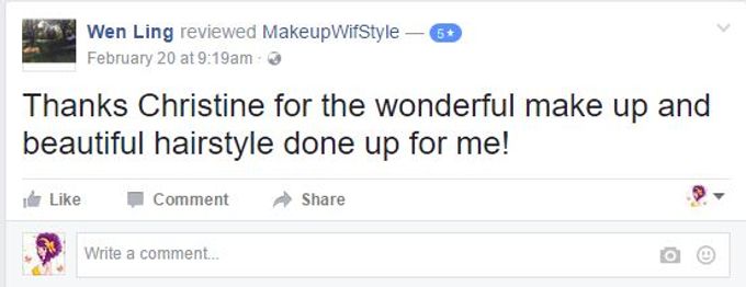 Reviews from Clients by Makeupwifstyle - 024 Reviews from Clients by Makeupwifstyle - 024
