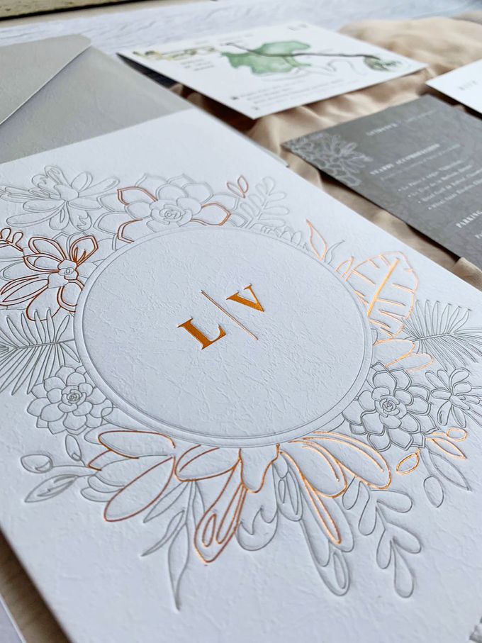 Grey Copper by Trouvaille Invitation - 004 Grey Copper by Trouvaille Invitation - 004