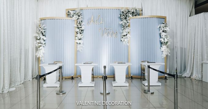 Adi & Veve Wedding Decoration at Graha Mekar Wangi by Valentine Wedding Decoration - 014