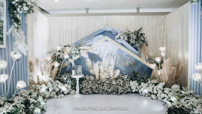 Adi & Veve Wedding Decoration at Graha Mekar Wangi by Valentine Wedding Decoration - 016