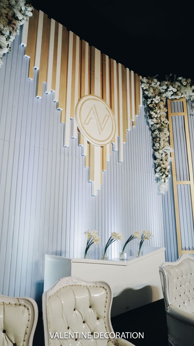 Adi & Veve Wedding Decoration at Graha Mekar Wangi by Valentine Wedding Decoration - 043