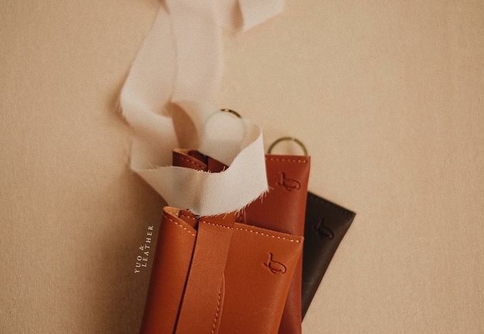 Inas and Taufan Card Holder by Yuo And Leather - 003