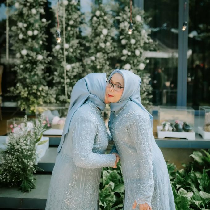 Angel & Angga Wedding outdoor Decoration @Gemintang Sawangan Depok by Rosepetal Backdrop - 008